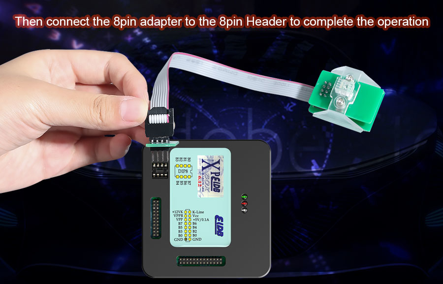 VXSCAN?8Pin Adapter BMW FEM-BDC 95128/95256 Chip Anti-theft Data Reading Adapter with 8pin Header Socket Work with XPROG ECU Programmer