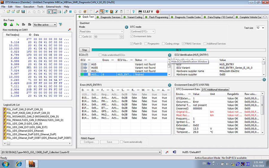 Benz ECOM Doip Diagnostic & Programming Tool Software