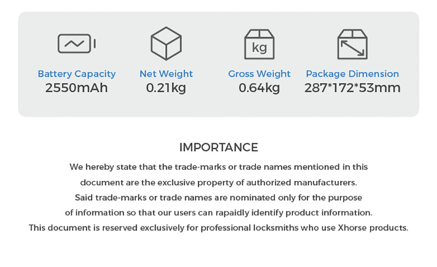 XHORSE MINI PROG light weight