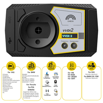 [4% Off $1343.04] Xhorse VVDI2 Full Kit V7.0.2 with OBD48 + 96bit 48 + MQB + BMW FEM/BDC Ship from EU/RU